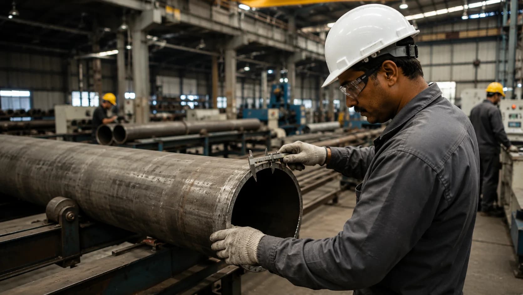 Raw Material Inspection — Prince Pipes & Fittings manufacturing stage