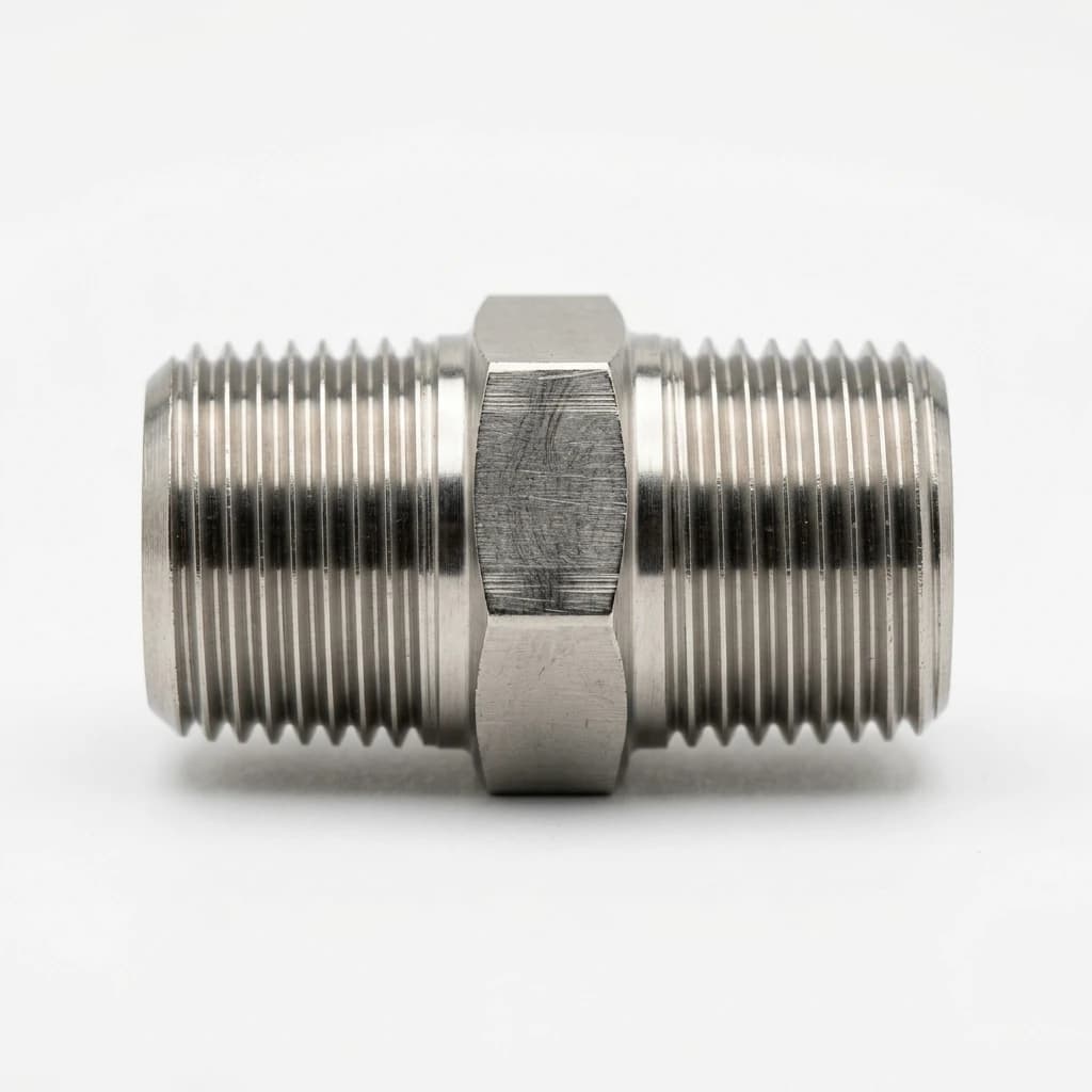 Stainless Steel Hex Nipple