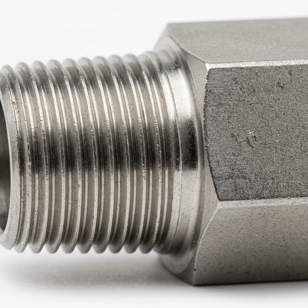 Stainless Steel Hex Nipple - View 3